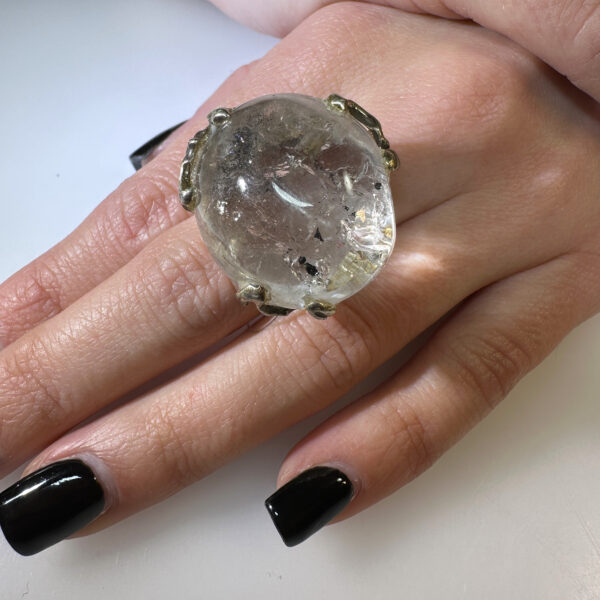 anello ramo di fuoco quarzo con bolla 1 anello ramo di fuoco quarzo con bolla 1