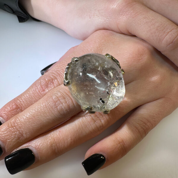 anello ramo di fuoco quarzo con bolla 3 anello ramo di fuoco quarzo con bolla 3