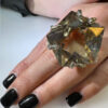 anello ramo di fuoco quarzo fumè 2 anello ramo di fuoco quarzo fumè 2