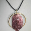ciondolo oro e cristallo tormalina rubellite 1 ciondolo oro e cristallo tormalina rubellite 1