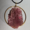 ciondolo oro e cristallo tormalina rubellite 4 ciondolo oro e cristallo tormalina rubellite 4