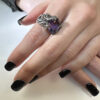 anello grande abbraccio ametista 1