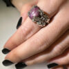 anello grande abbraccio rubino stallato 2
