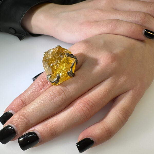 anello ramo di fuoco quarzo citrino cristallo 150 1 anello ramo di fuoco quarzo citrino cristallo 150 1