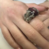 anello dragone e rubino PORPORA2