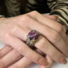 anello grande abbraccio rubino stallato bis 1 anello grande abbraccio rubino stallato bis 1